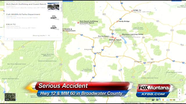 Accident On Highway 12 Near Mile Marker 60 Abc Fox Montana Local News Weather Sports Ktmf Kwyb 5439