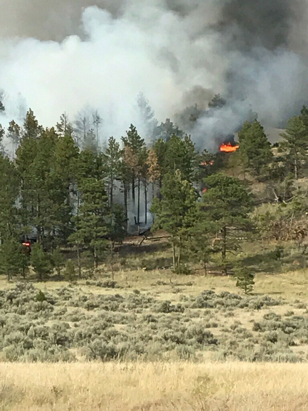 Human-Caused fire reported north of Helena - ABC FOX Montana Local News